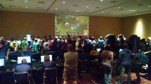 There was always a line for our 5v5 Random events putting 10 strangers on two teams head-to-head.