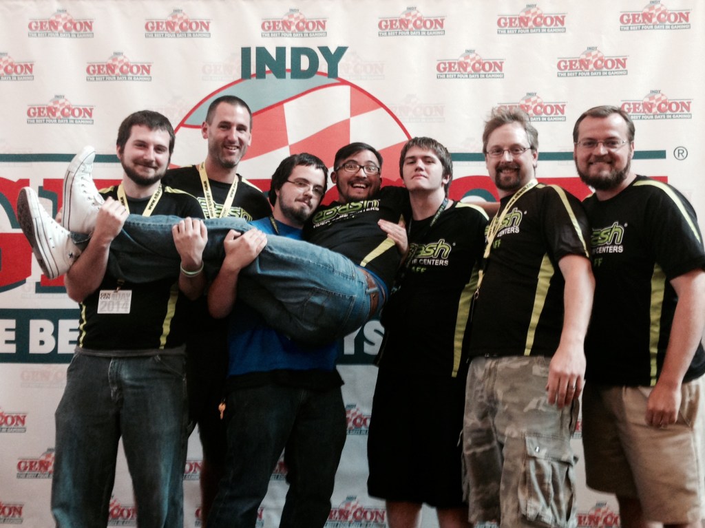 Our main eBash team at Gen Con 2014
